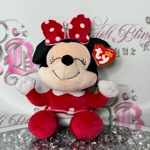 Ty Minnie Mouse Plush in Red and White brand new with tags.